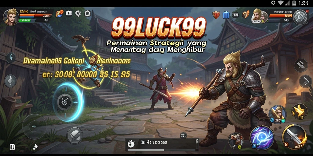 Tampilan gameplay menegangkan dari 99LUCK99 dalam aksi strategis.