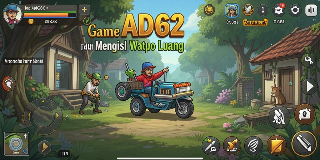 Tampilan gameplay menarik dari ADG62 saat memainkan game Idle.