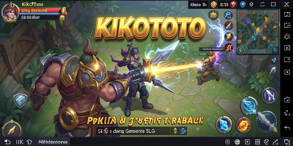 Tampilan gameplay KIKOTOTO dengan elemen strategi yang mengesankan.
