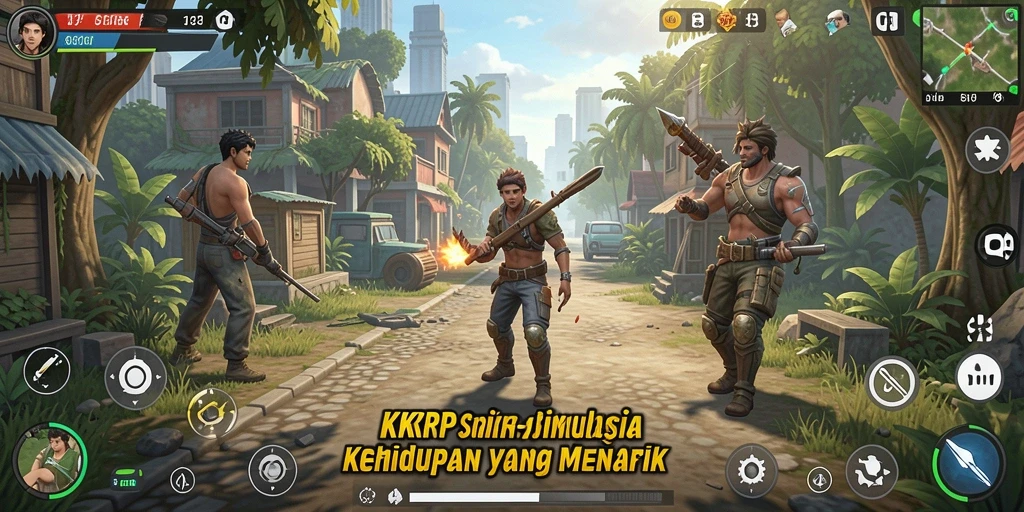 Tangkapan layar menampilkan gameplay simulasi KKRP yang menarik.