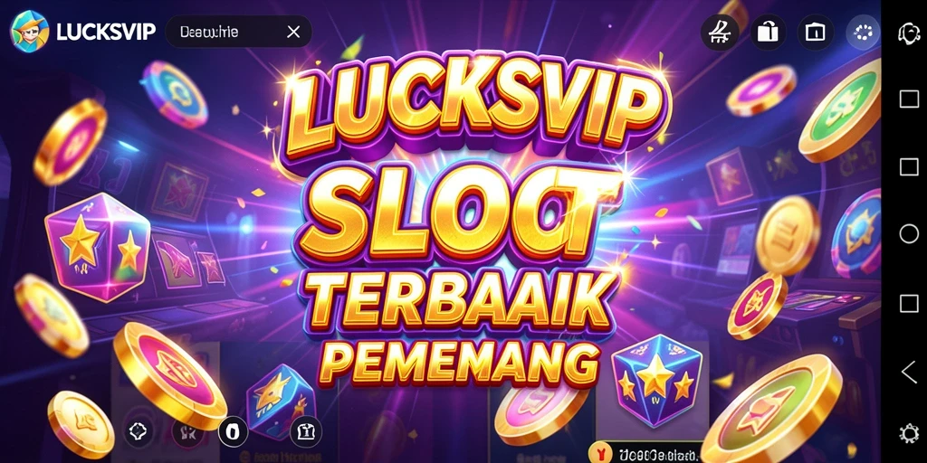 Tampilan gameplay menarik LUCKSVIP yang penuh warna.
