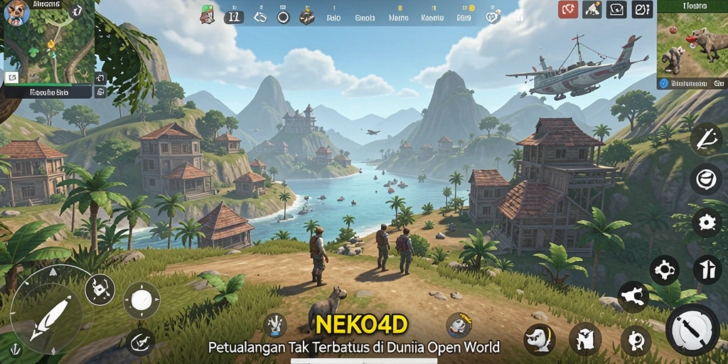 Tangkap momen seru dalam gameplay Open World NEKO4D.