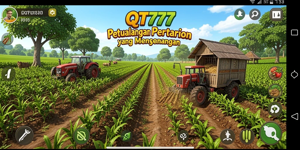 Gameplay seru dengan berbagai aktivitas pertanian.