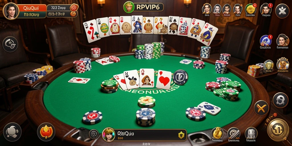 Tampilan screenshot gameplay QiuQiu yang menarik.
