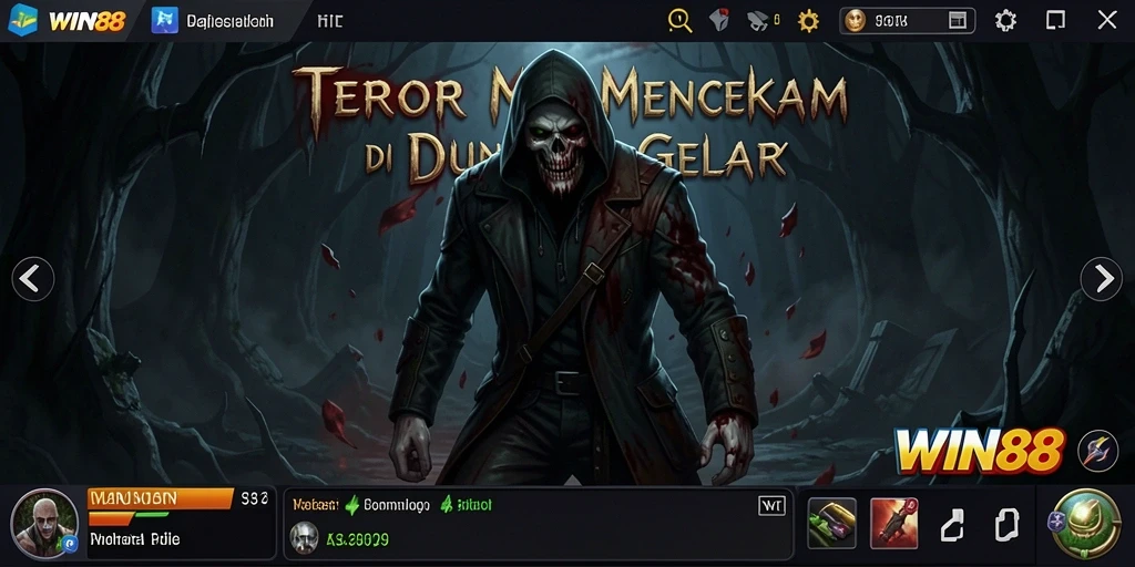 Tampilan gameplay WIN88 yang menegangkan dan menakutkan.
